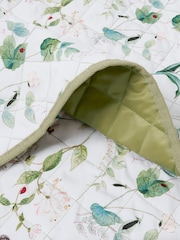 Sophie Allport Off White Wild Floral Picnic Blanket - Image 6 of 6