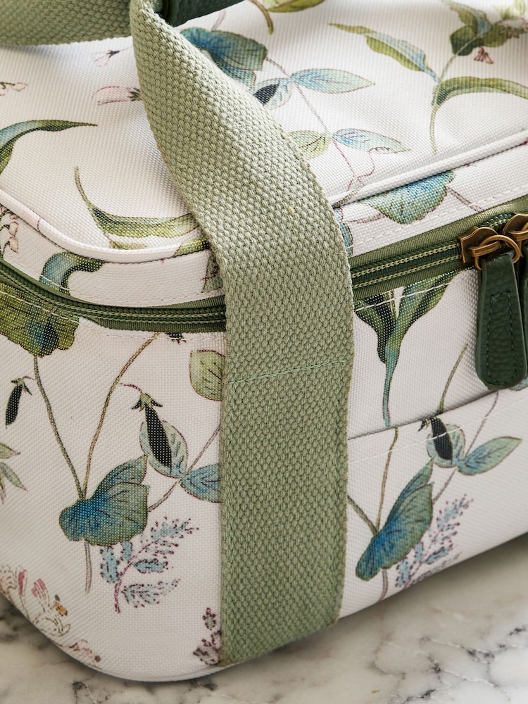 Sophie Allport Off White Wild Floral Lunch Bag - Image 2 of 6