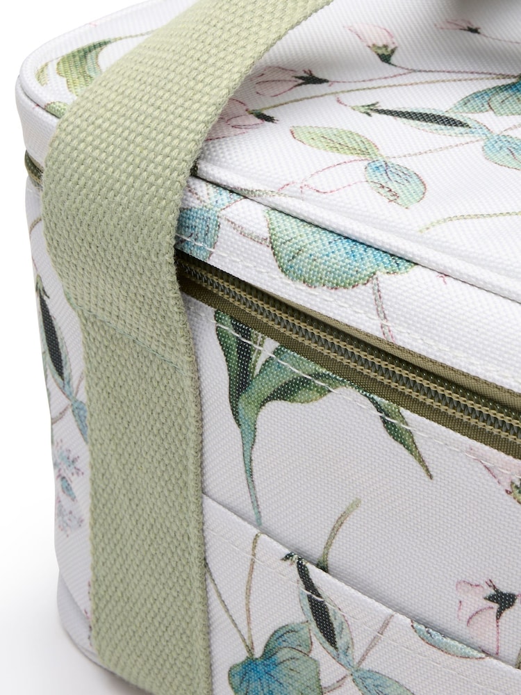 Sophie Allport Off White Wild Floral Lunch Bag - Image 6 of 6