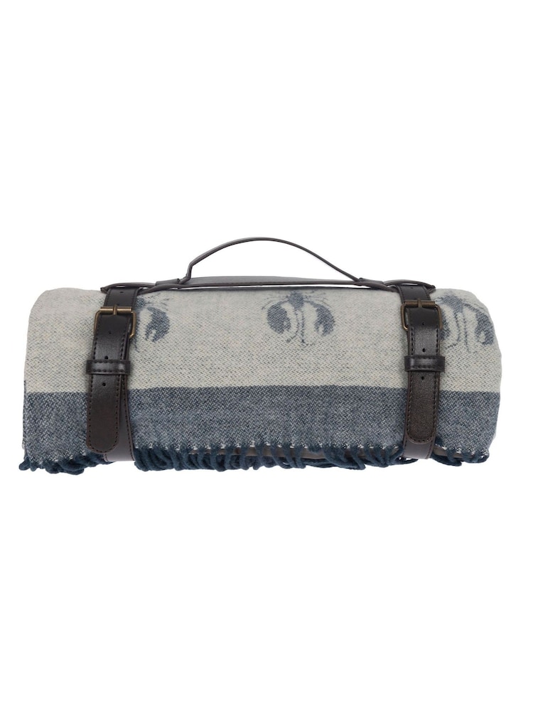 Sophie Allport Blue Lobster Picnic Blanket with Straps - Image 2 of 3