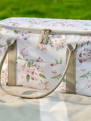 Sophie Allport Off White Blossom Floral Picnic Bag - Image 2 of 4