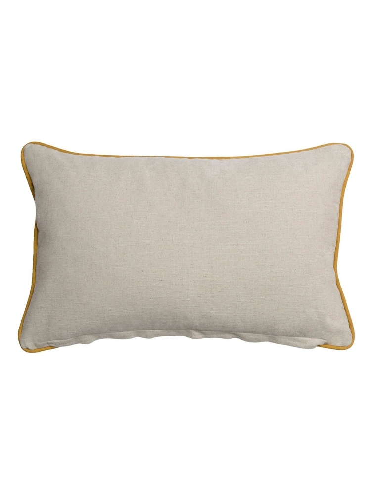 Sophie Allport Natural Linen Blend Embroidered Bee Cushion - Image 4 of 4