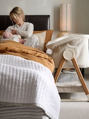 Mamas & Papas Fawn Lua Bedside Crib - Image 4 of 11