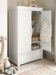 Mamas & Papas White Franklin Wardrobe - Image 1 of 4