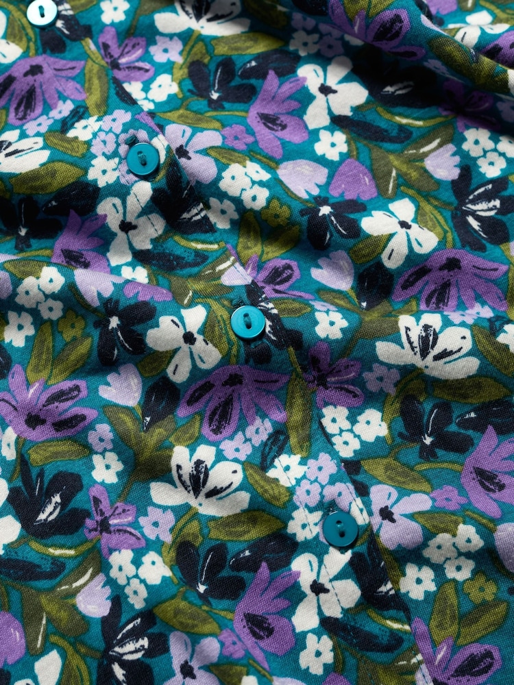 Verde azulado - Camisa de manga corta Embrace de Seasalt Cornwall - Imagen 5 de 5