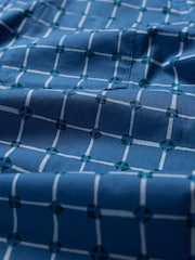Seasalt Cornwall Light Blue Mens Barque Short Sleeve 100% Organic Cotton Shirt - Image 5 of 5
