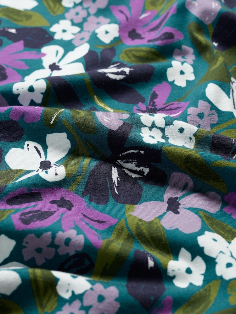 Seasalt Cornwall Teal Blue Ankle Length Skirt - Image 2 of 5