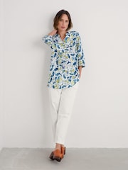 Azul - Seasalt Cornwall Aventurier Printed 100% Cotton Tunic - Imagen 3 de 5