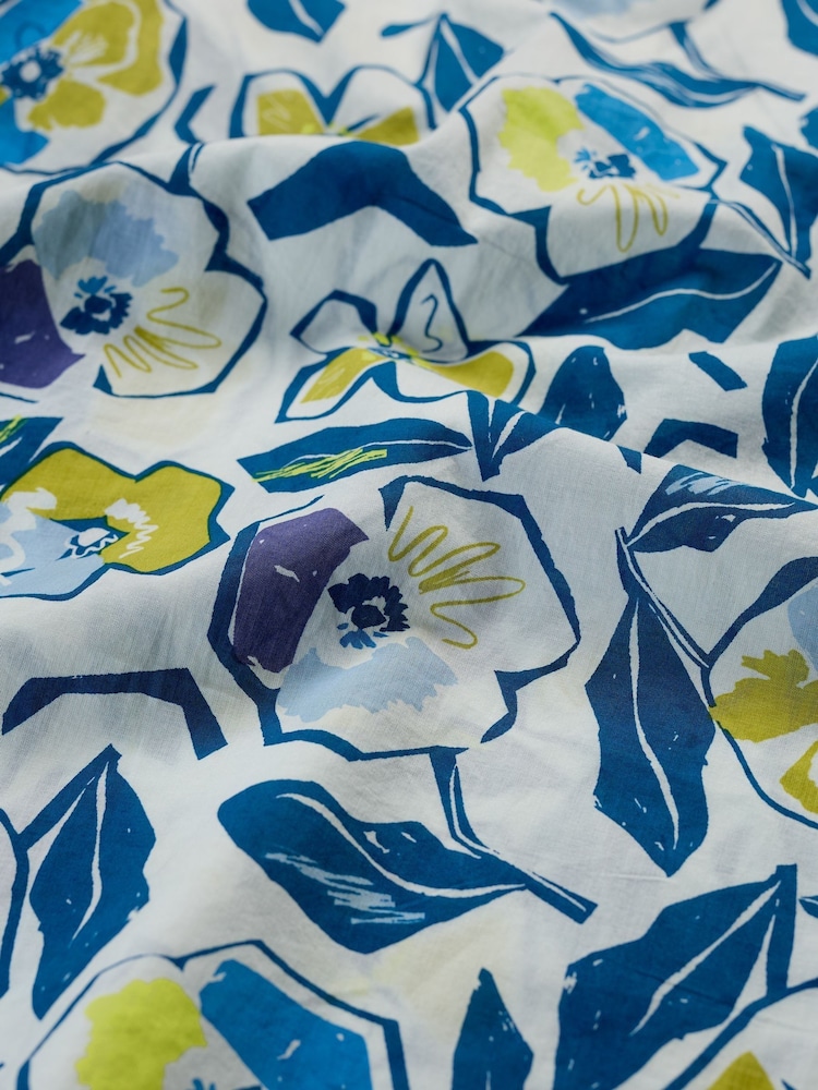 Azul - Seasalt Cornwall Aventurier Printed 100% Cotton Tunic - Imagen 5 de 5