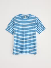 Синий - Мужская футболка Seasalt Cornwall Seven Seas Sailor - Image 4 of 5