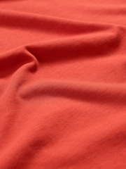Seasalt Cornwall Orange Mens Merthen 100% Cotton T-Shirt - Image 5 of 5