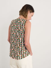 Verde - Seasalt Cornwall Cobbs Well Sleeveless 100% Cotton Vest - Imagen 5 de 5
