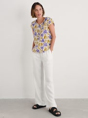 Blanco - Seasalt Cornwall Garden Gate 100% Cotton Top - Imagen 3 de 5