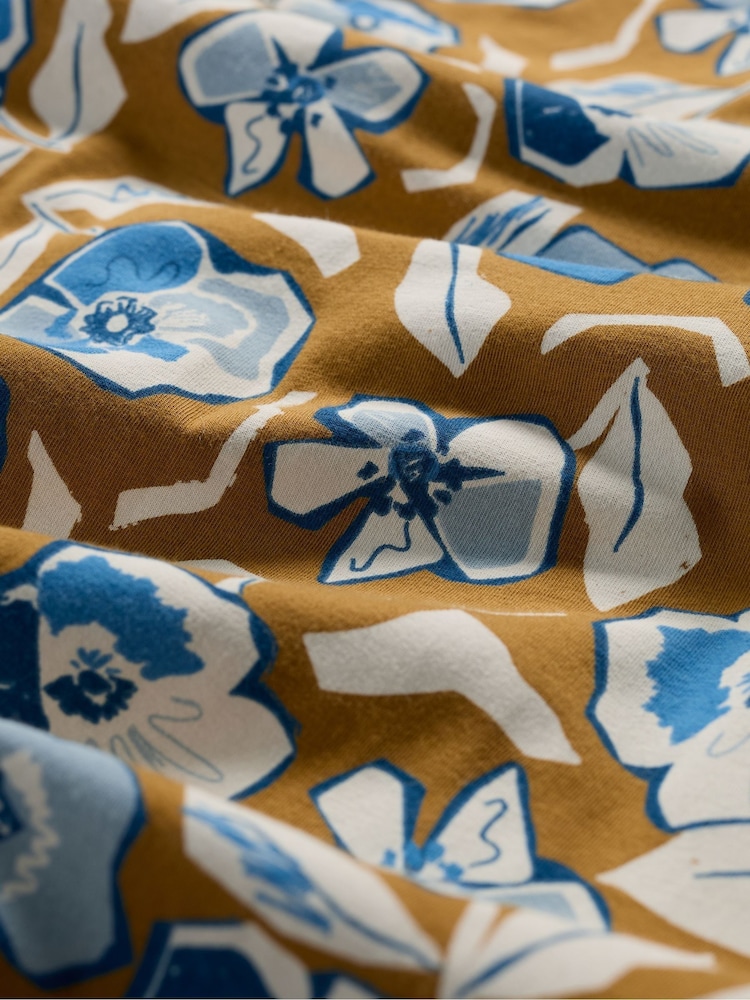 Seasalt Cornwall Yellow Summer Buoy Jersey Smocked Dress - Image 5 of 5