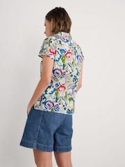 Seasalt Cornwall Rushmaker Short Sleeve Cotton Shirt - Imagen 2 de 5