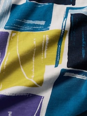 Seasalt Cornwall Light Blue Barnoon Jersey Printed Short-Sleeve Blouses - Image 5 of 5