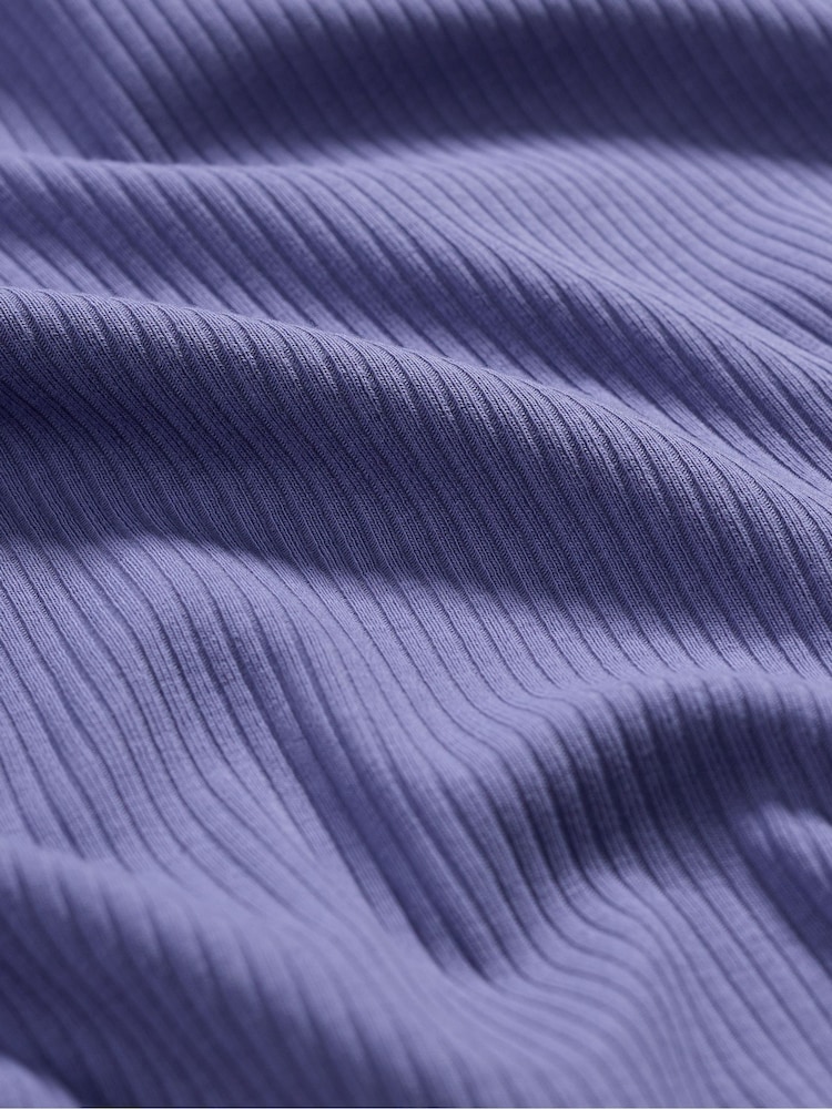 Seasalt Cornwall Purple Gorse Lane Rib T-Shirt - Image 7 of 7 Seasalt Cornwall Purple Gorse Lane Rib T-Shirt - Image 7 of 7