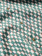 Seasalt Cornwall Green Mens Heron Short Sleeve Shirt - Image 5 of 5