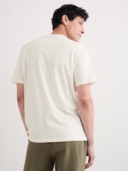 Seasalt Cornwall White Mens Midwatch 100% Cotton T-Shirt - Image 2 of 5