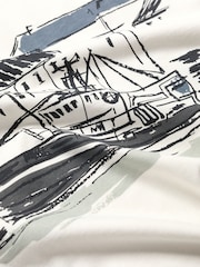 Seasalt Cornwall White Mens Midwatch 100% Cotton T-Shirt - Image 5 of 5