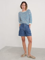 Seasalt Cornwall Blue Knavock Striped Jumper - Image 3 of 5