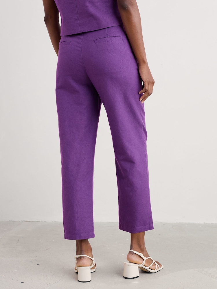 Seasalt Cornwall Purple Westlin Trousers - Image 5 of 5 Seasalt Cornwall Purple Westlin Trousers - Image 5 of 5