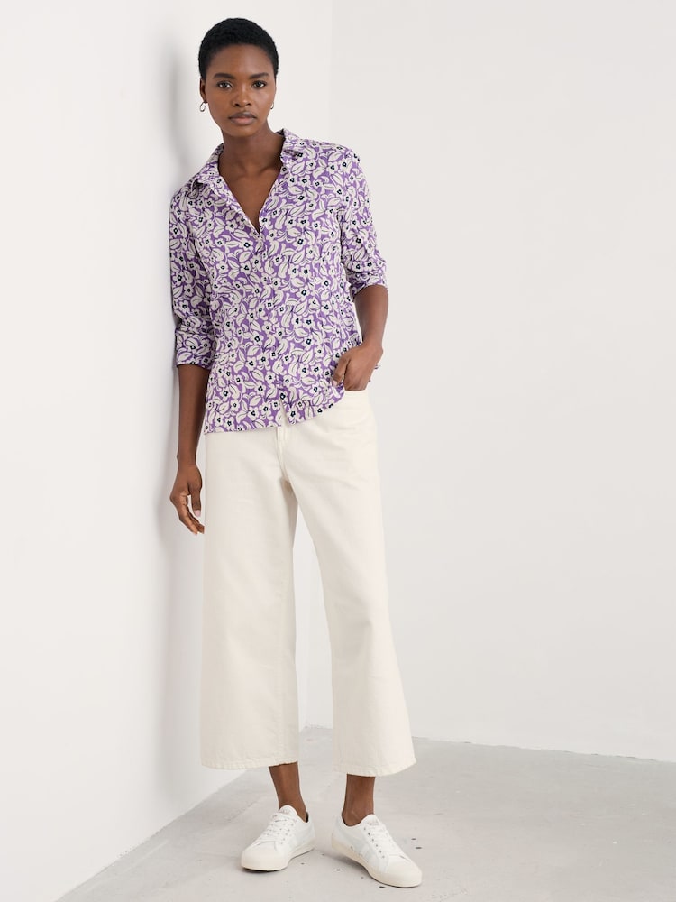 Morado - Camisa 100% algodón Larissa de Seasalt Cornwall - Imagen 1 de 6