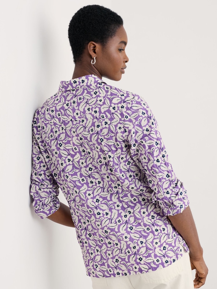 Morado - Camisa 100% algodón Larissa de Seasalt Cornwall - Imagen 2 de 6