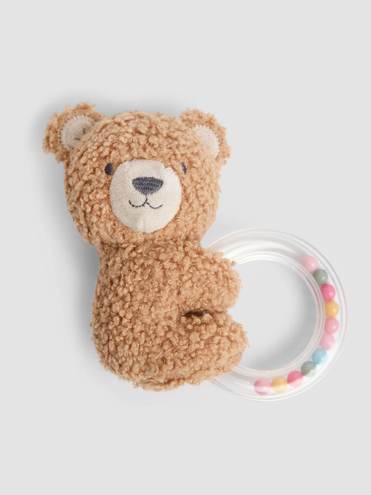 JoJo Maman Bébé Bear Ring Rattle - Image 1 of 3
