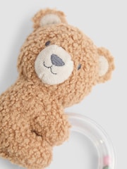 JoJo Maman Bébé Bear Ring Rattle - Image 2 of 3