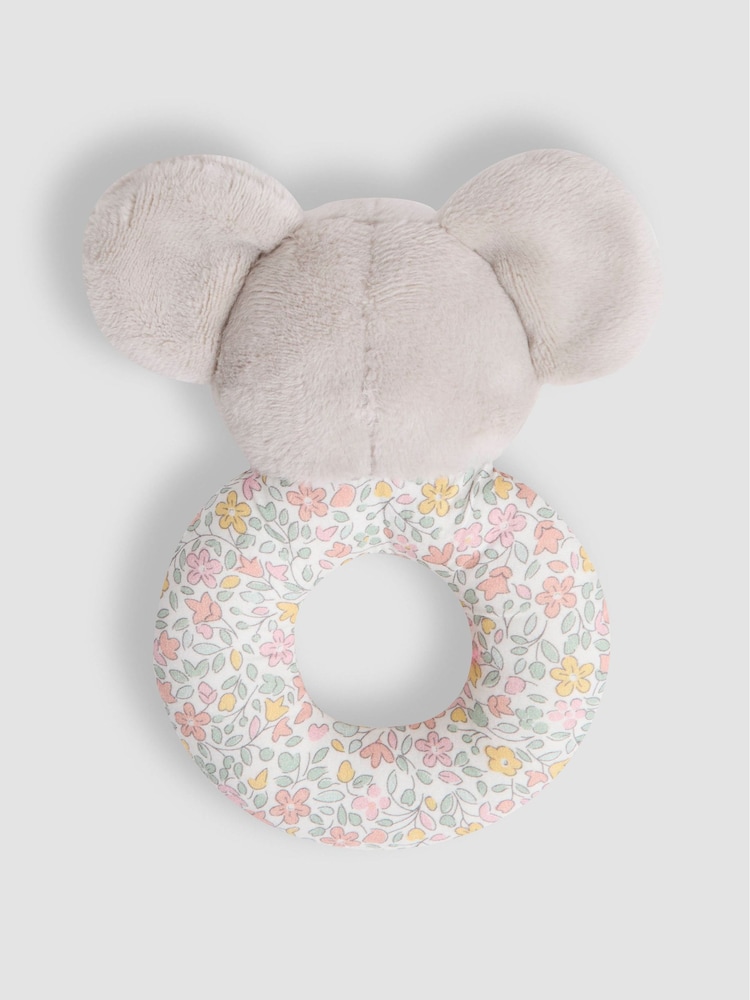 JoJo Maman Bébé Country Cottage Mouse Ring Rattle - Image 2 of 3
