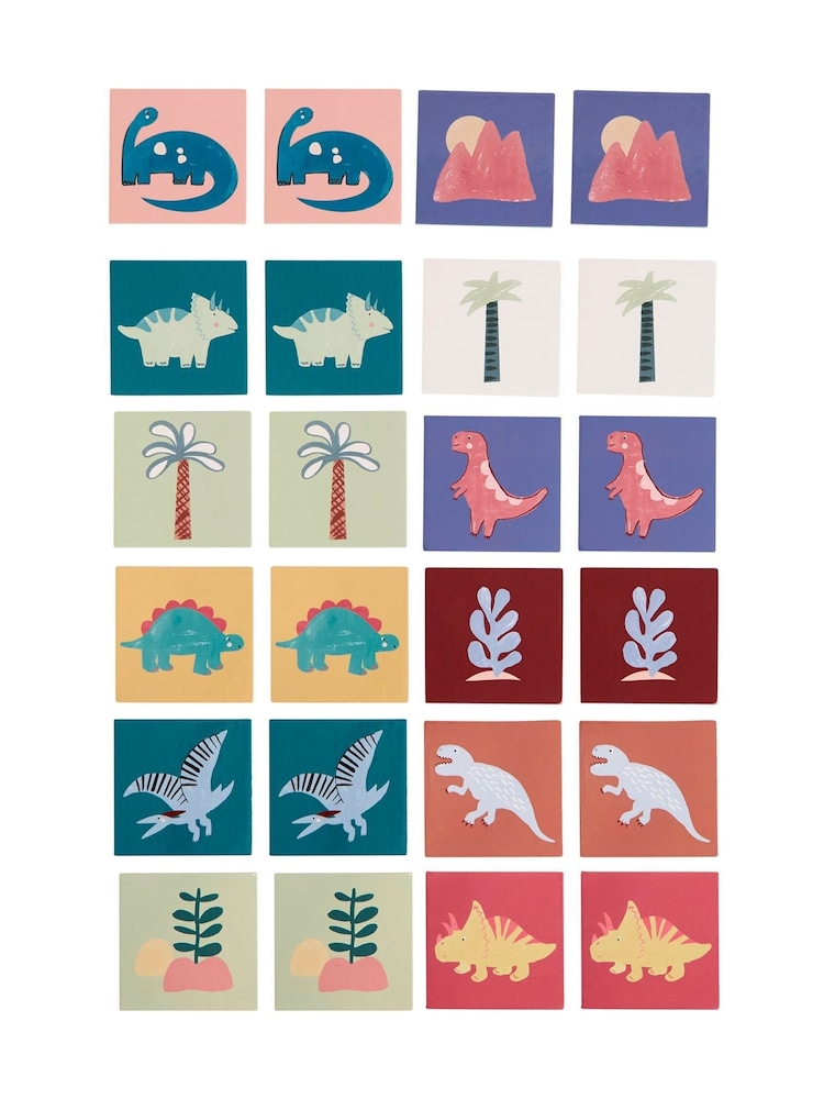 JoJo Maman Bébé Dino Matching Pairs Game - Image 1 of 3