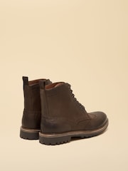 Joules J CLEAT BROGUE BT B Brown Cleated Leather Brogues - Image 3 of 6