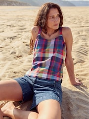 Seasalt Cornwall Relaxed Fit Hares Tail 100% Organic Cotton Vest - Imagen 3 de 9
