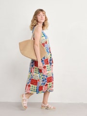 Seasalt Cornwall Bajoland Heather Sleeveless 100% Linen Dress - Imagen 2 de 5