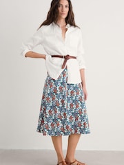 Seasalt Cornwall Light Blue Ankle Length Skirt - Image 1 of 5