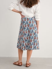 Seasalt Cornwall Light Blue Ankle Length Skirt - Image 3 of 5