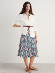 Seasalt Cornwall Light Blue Ankle Length Skirt - Image 5 of 5