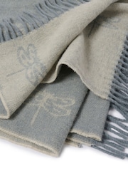 Sophie Allport Blue Wool Dragonfly Throw - Image 5 of 5