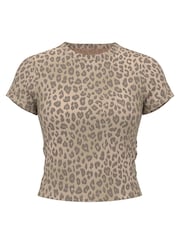 Victoria's Secret PINK Brown Leopard Retro T-Shirt - Image 3 of 3