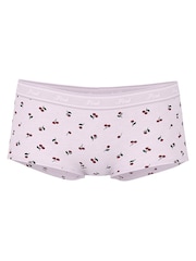 Victoria's Secret PINK Pink Cherry Print Boyshort Cotton Logo Knickers - Image 3 of 3