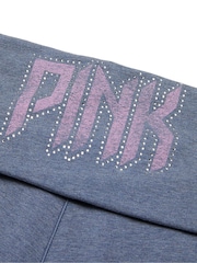 Victoria's Secret PINK Dusty Iris Blue Foldover Leggings - Image 4 of 5