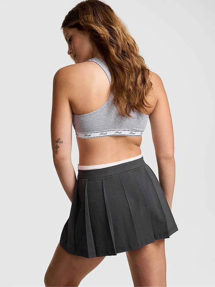 Victoria's Secret PINK Coal Grey Twill Skirt - Image 2 of 3