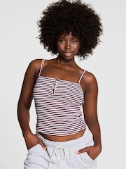 Victoria's Secret PINK Purple Rose Pyjama Cami Top - Image 1 of 3