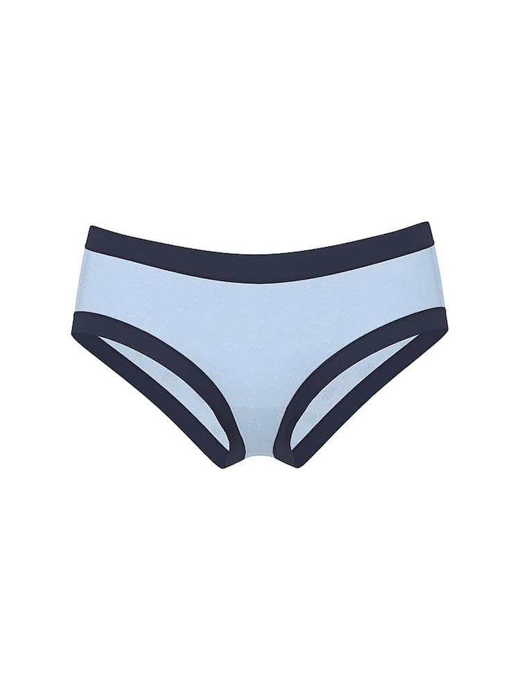 Victoria's Secret PINK Icy Blue Hipster No Show Rib Mesh Knickers - Image 3 of 3 Victoria's Secret PINK Icy Blue Hipster No Show Rib Mesh Knickers - Image 3 of 3
