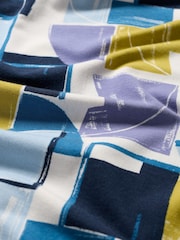 Seasalt Cornwall Light Blue Wreathe Short Sleeve Jersey Tunic - Image 5 of 5