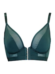 Pour Moi Green India Front Fastening Underwired Bralette - Image 3 of 4