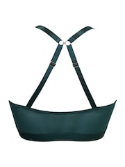 Pour Moi Green India Front Fastening Underwired Bralette - Image 4 of 4