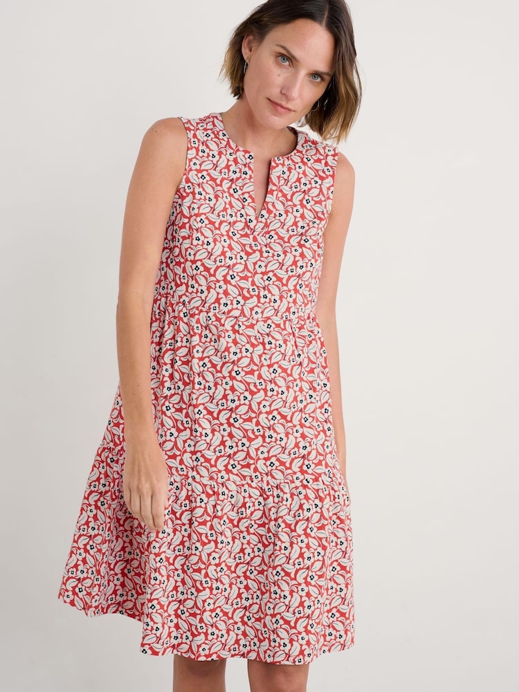 Seasalt Cornwall Orange Tall Bodelva Sleeveless Jersey Dress - Image 1 of 5 Seasalt Cornwall Orange Tall Bodelva Sleeveless Jersey Dress - Image 1 of 5