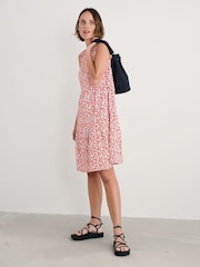 Seasalt Cornwall Orange Tall Bodelva Sleeveless Jersey Dress - Image 3 of 5